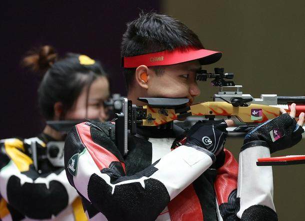 开云-顶住重压后程发力 杨倩杨皓然力挫美国组合再添金